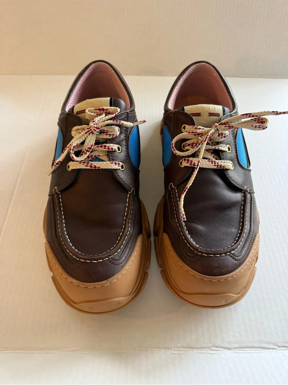 Gucci Boatreck Men's Lug Sole Shoe - Picture 4 of 9